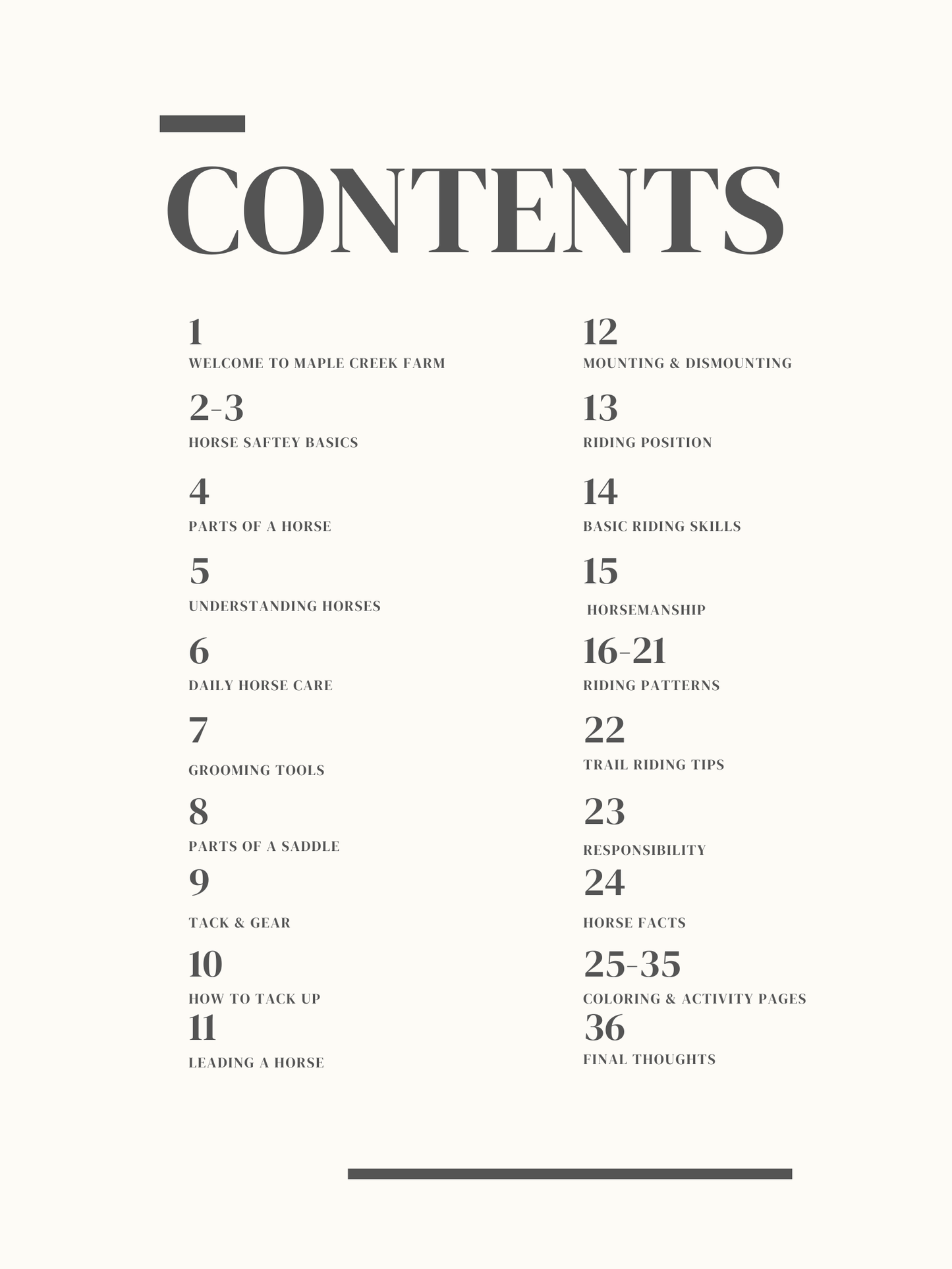 The Guide to Horses- Digital Copy