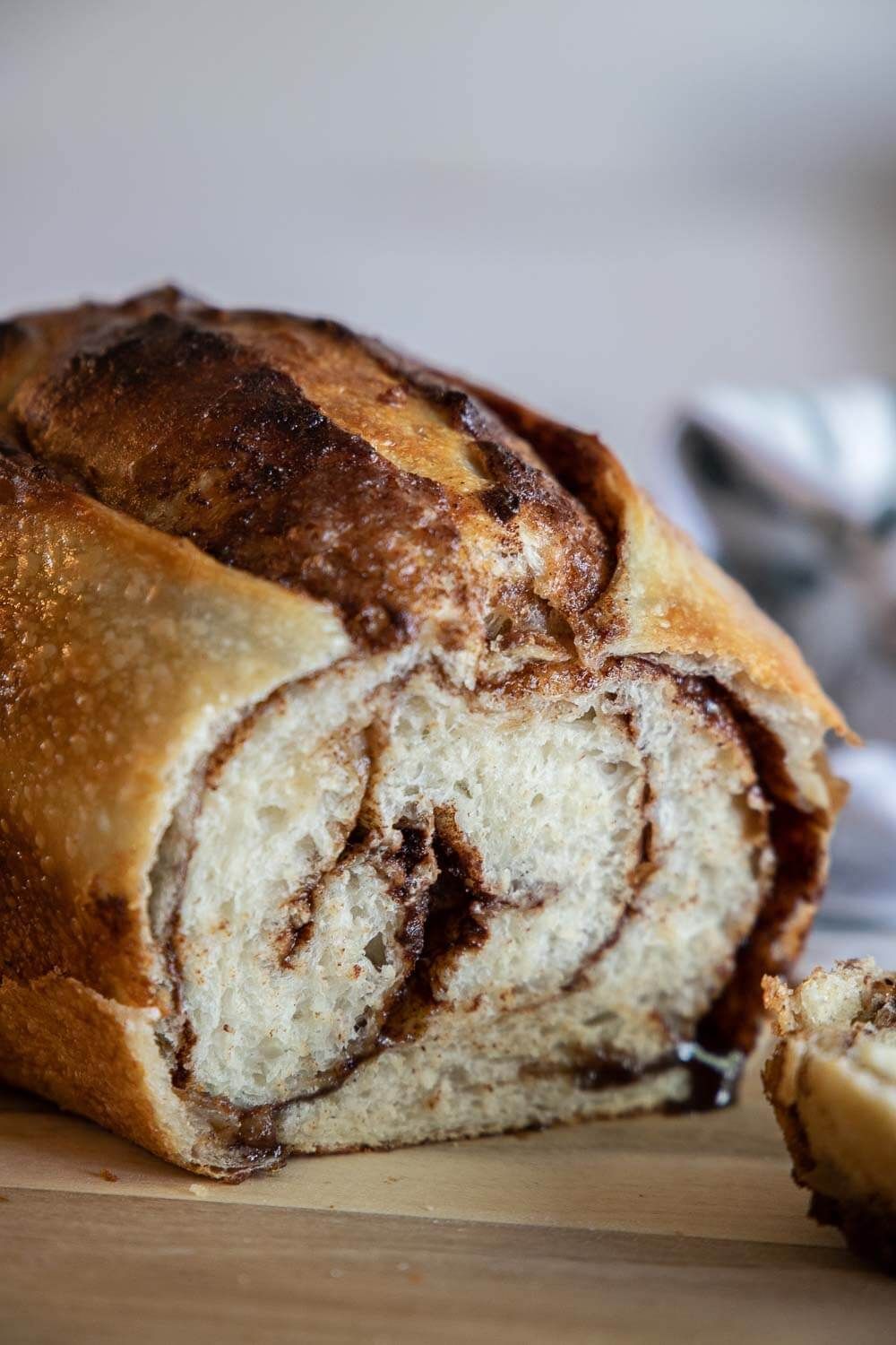 Cinnamon Marble Sourdough Loaf
