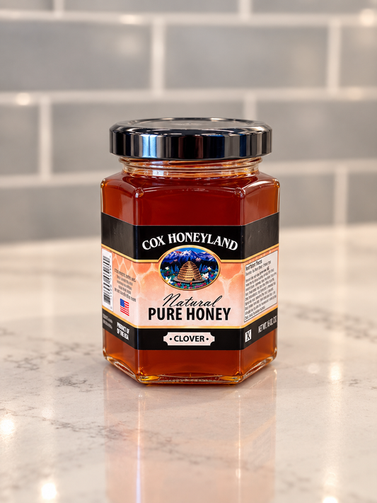 Raw Honey Glass Jar