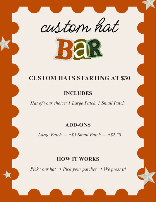 Custom Hat bar