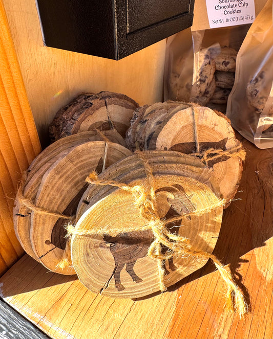 Wooden Farm Coasters