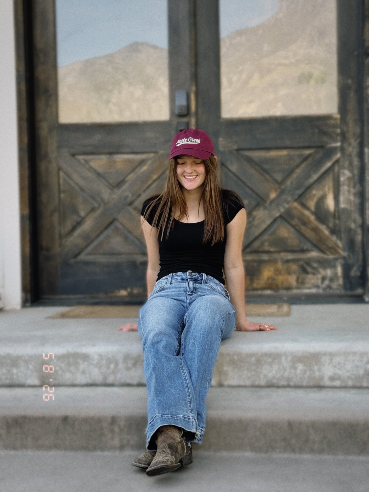 Cherry Cola Maple Hat