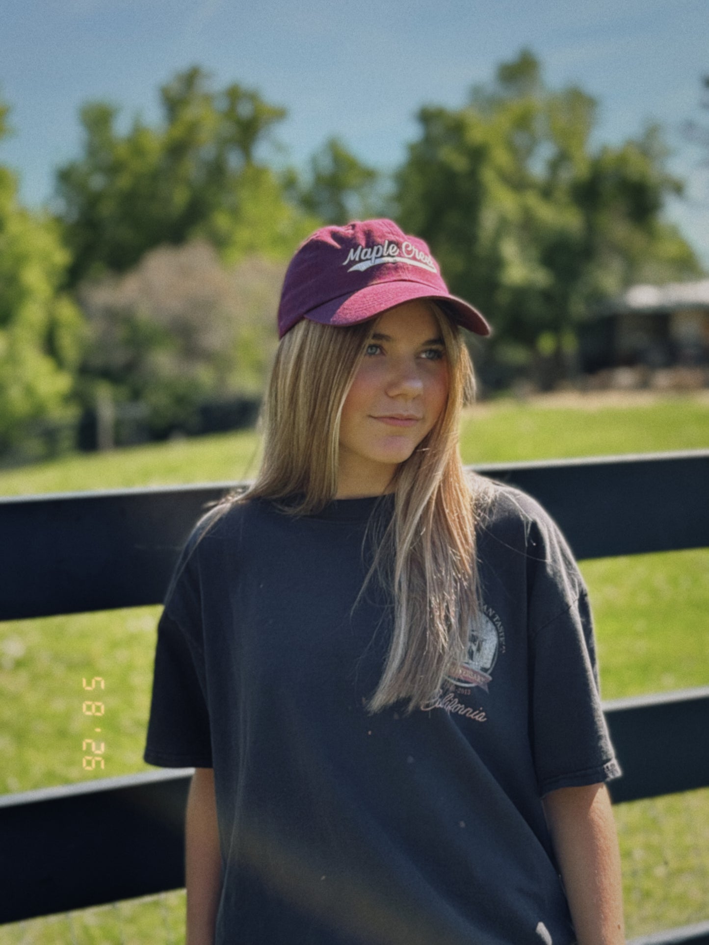 Cherry Cola Maple Hat
