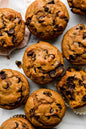 Sourdough Pumpkin Chocolate Chip Muffins